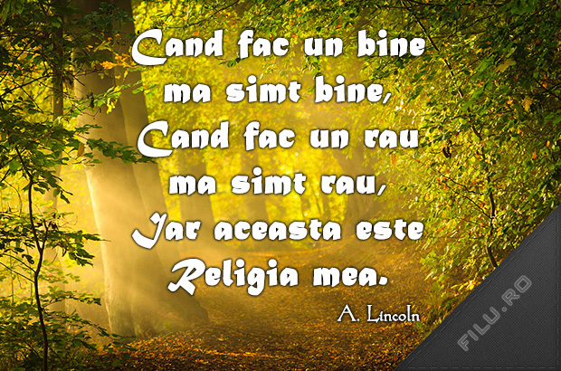 cand fac un bine